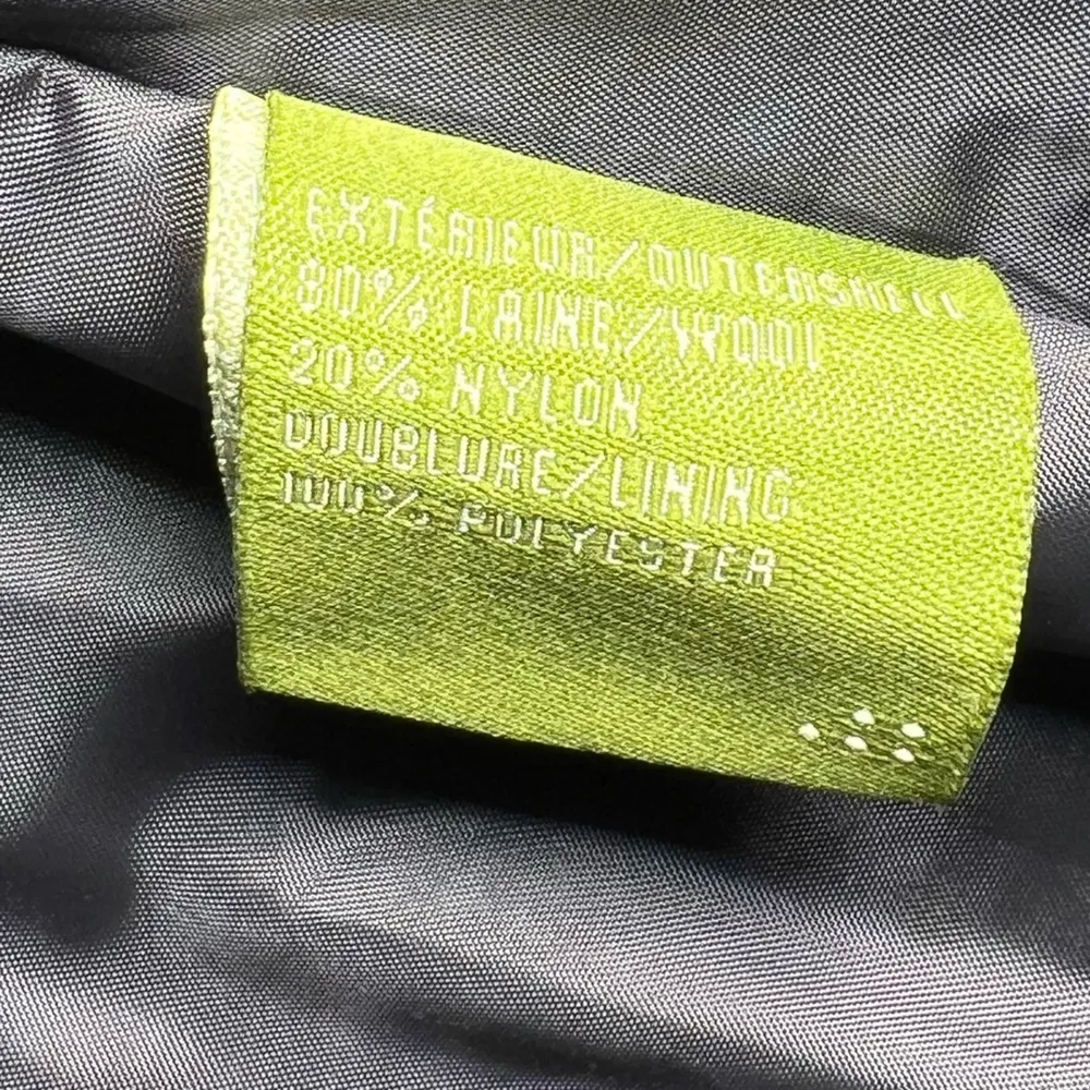 Soia & Kyo Gray Houndstooth Wool Belted Jacket | M - Image 11