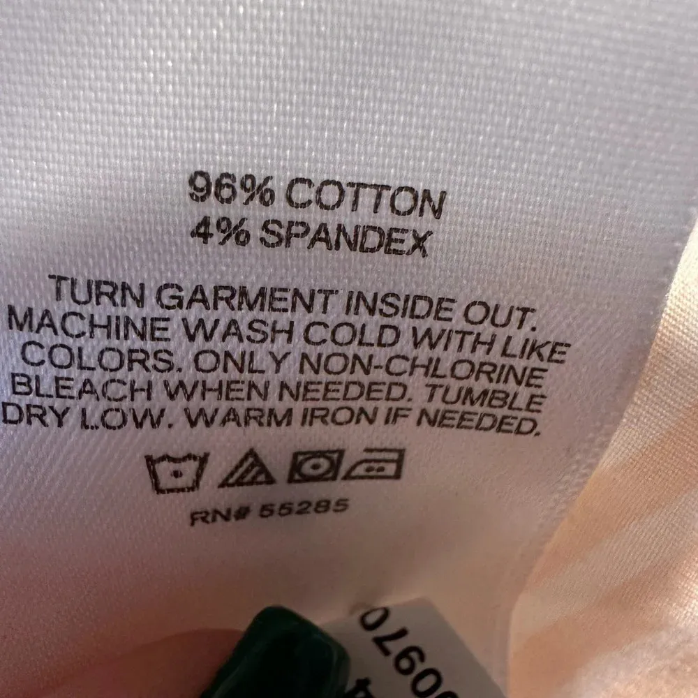 Express one shoulder poplin pink white stripe shirt - Image 6