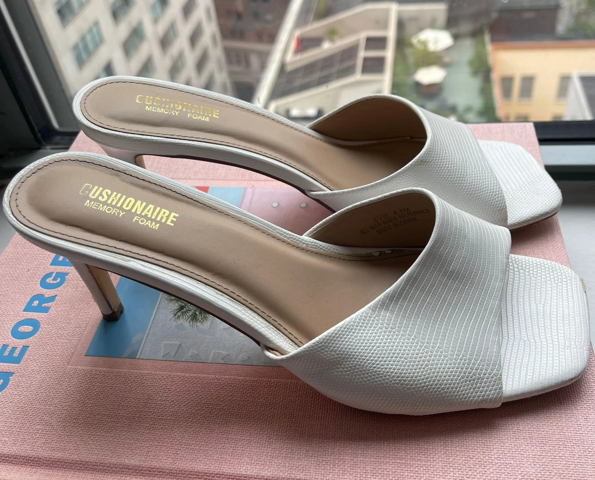 Nordstrom White Heels - Image 4