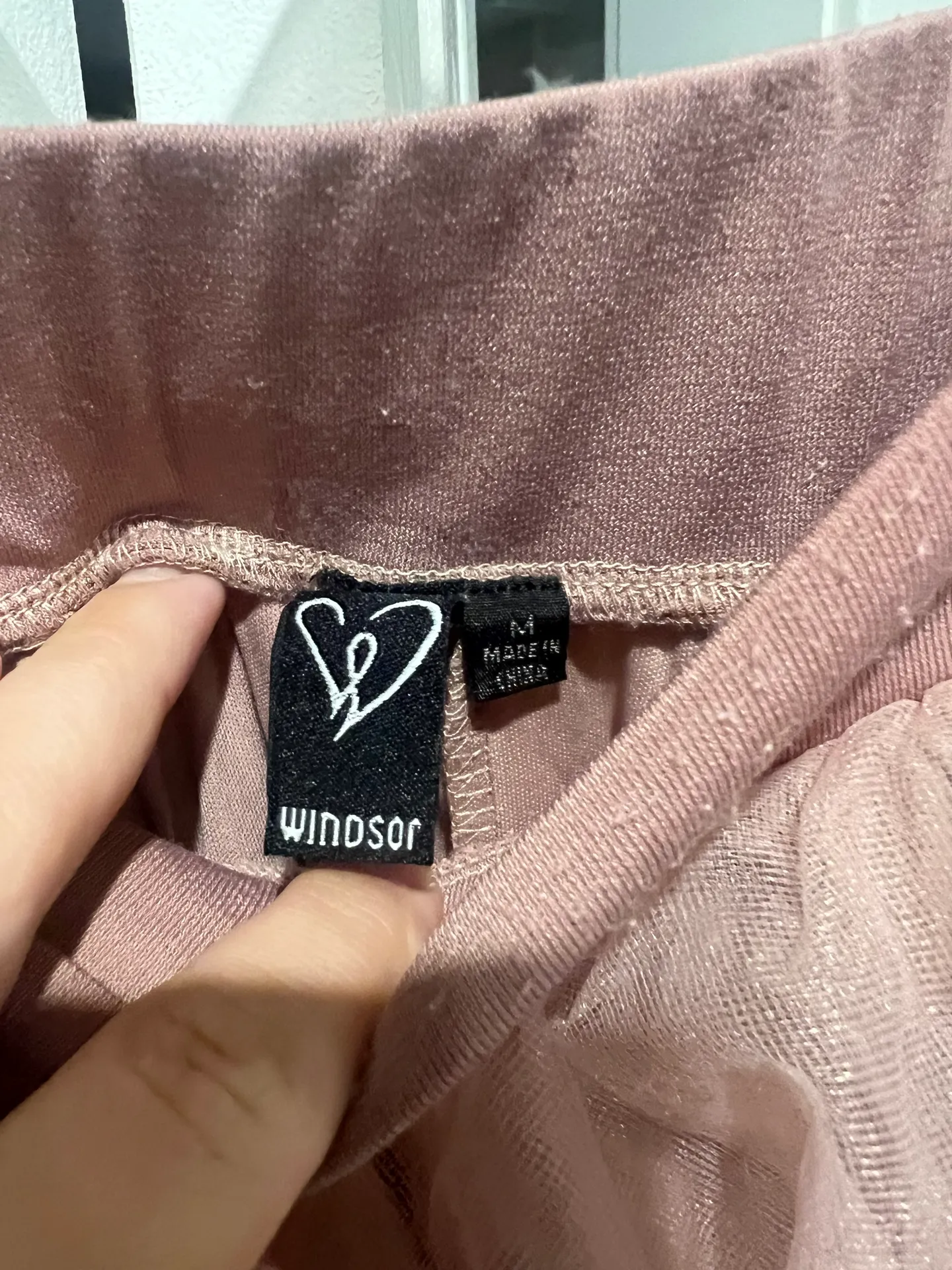 Pink Tuelle Skirt (M) - Image 2