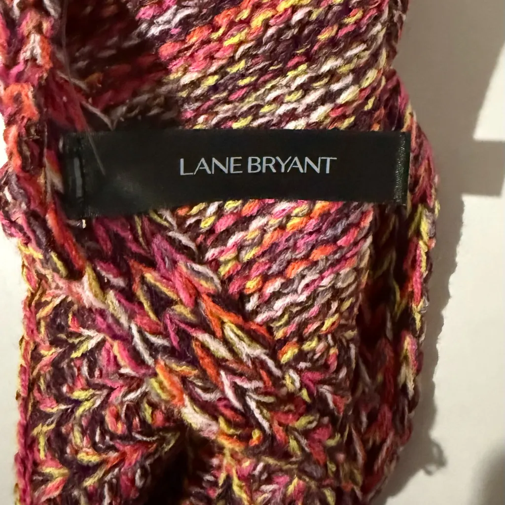 NWT Lane Bryant Vibrant Knit Scarf - Image 3