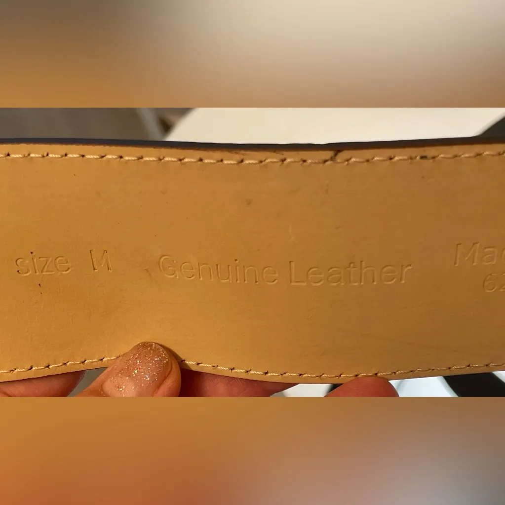 Banana Republic Women’s Vintage Brown Genuine Leather‎ Belt Size M - Image 8