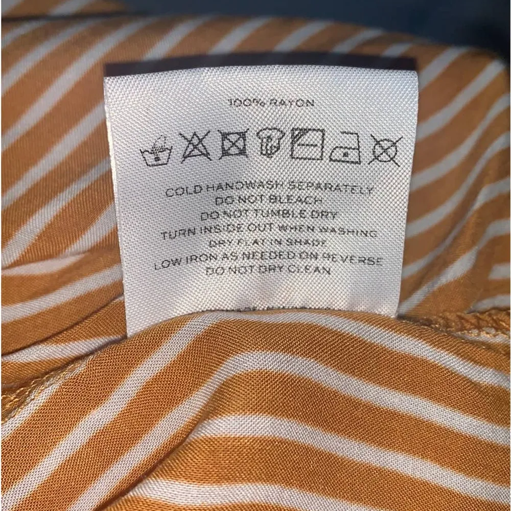 Faithfull the Brand Gaia Orange Striped Romper - Image 9