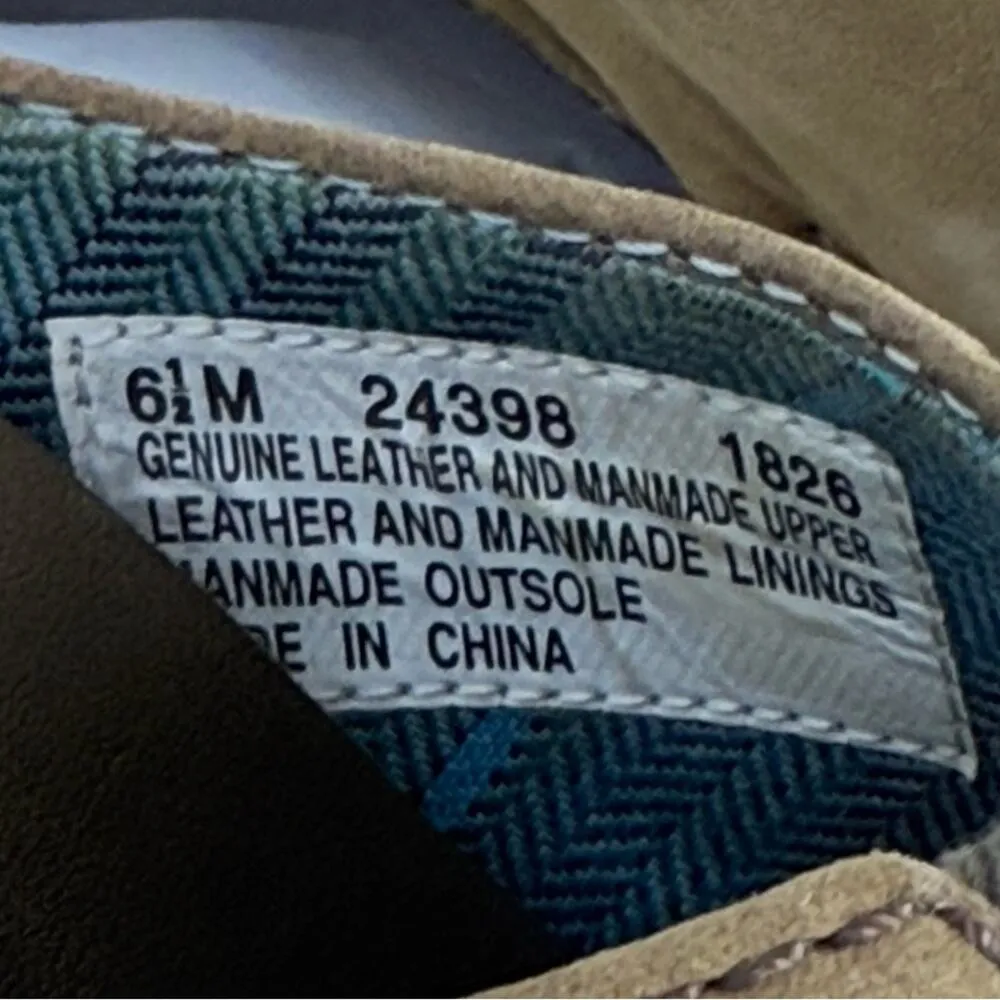 Timberland Comforia Suede Leather Mules Clogs Women's Size 6.5 tan - Image 7