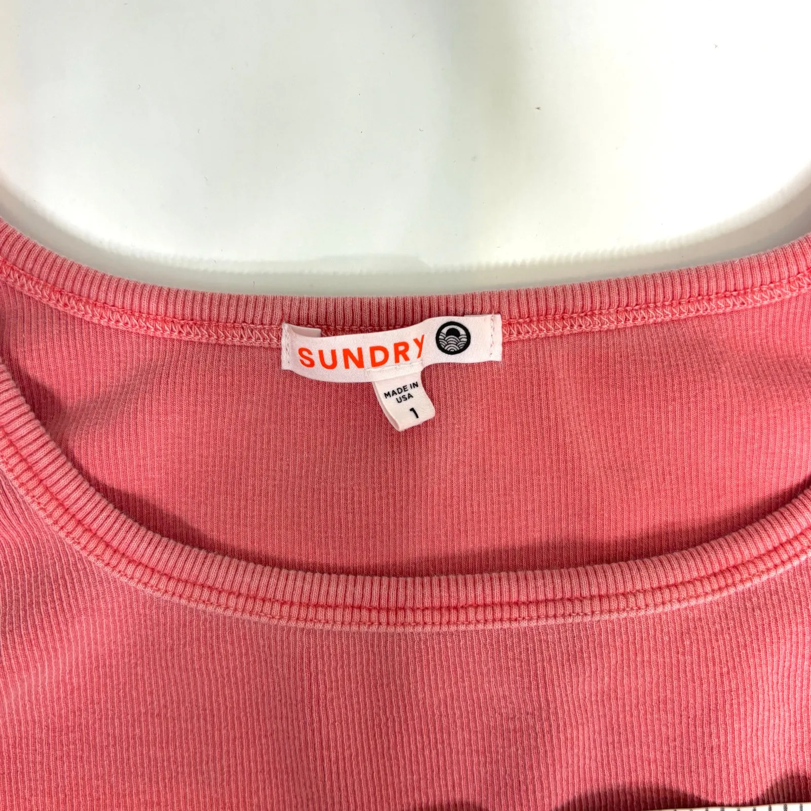 Sundry Midi Sleeveless Scoop Neck Tank Cotton Dress in Dusty Pink 1 - Image 5