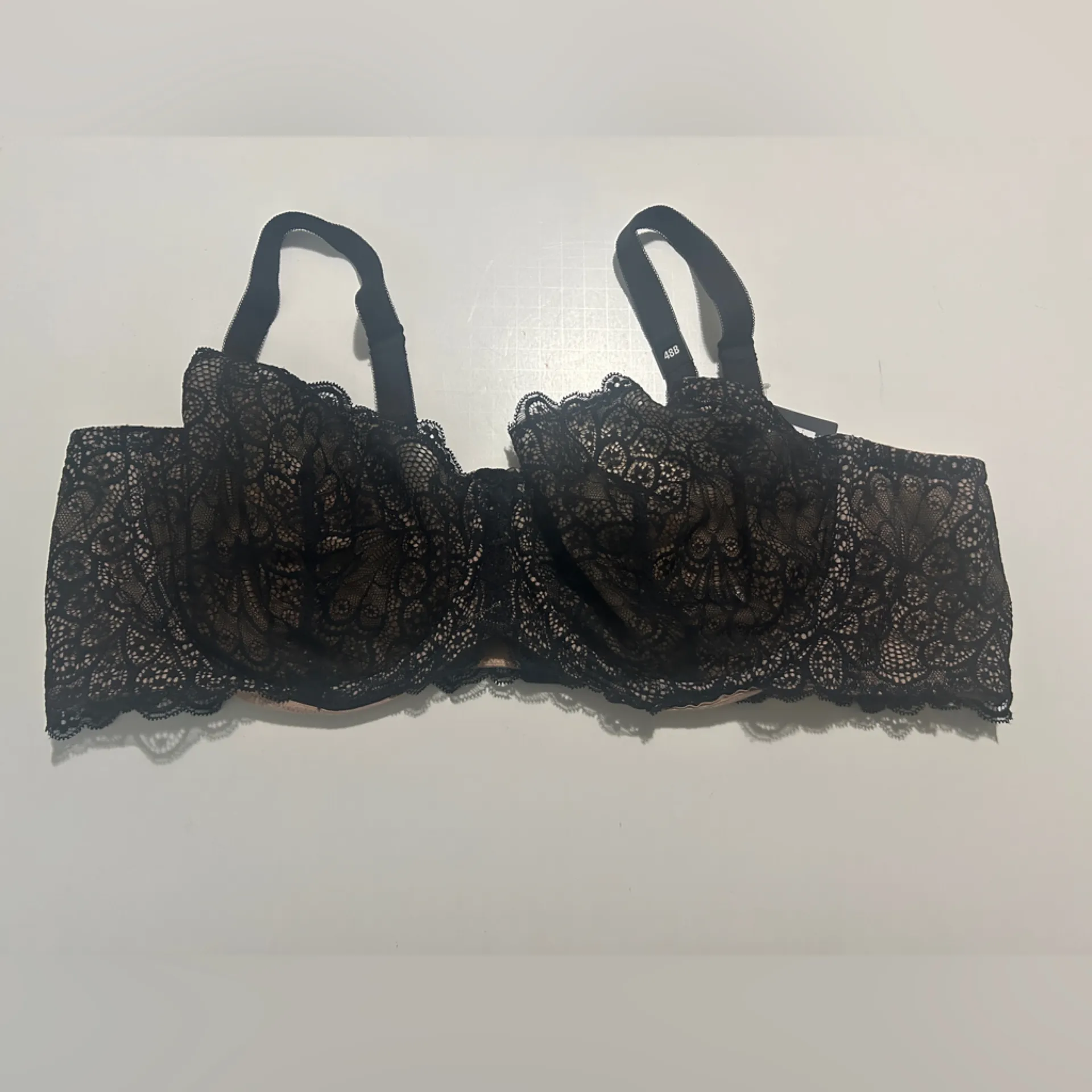 Torrid Balconette Unlined Bra Black Lace Size 48B - Image 4