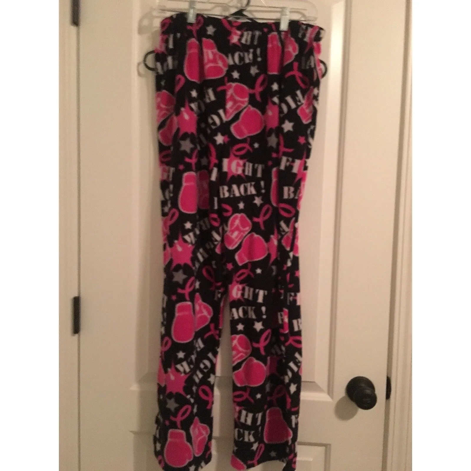 Jennifer Lauren Women's 2 Piece Pajama Pant Set Sleep Cancer Awareness Size L Size L - Image 10