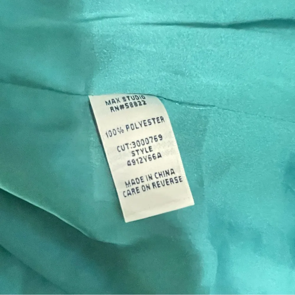 MAX STUDIO Multi-Color Sleeveless Sheath Womens Dress Size S A Line Scarf Dress - Image 11