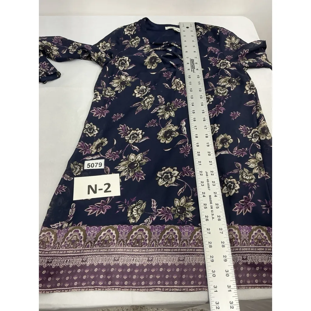 Womans Speechless Pullover Mini Shift Dress XS Multicolor Floral Lined - Image 5