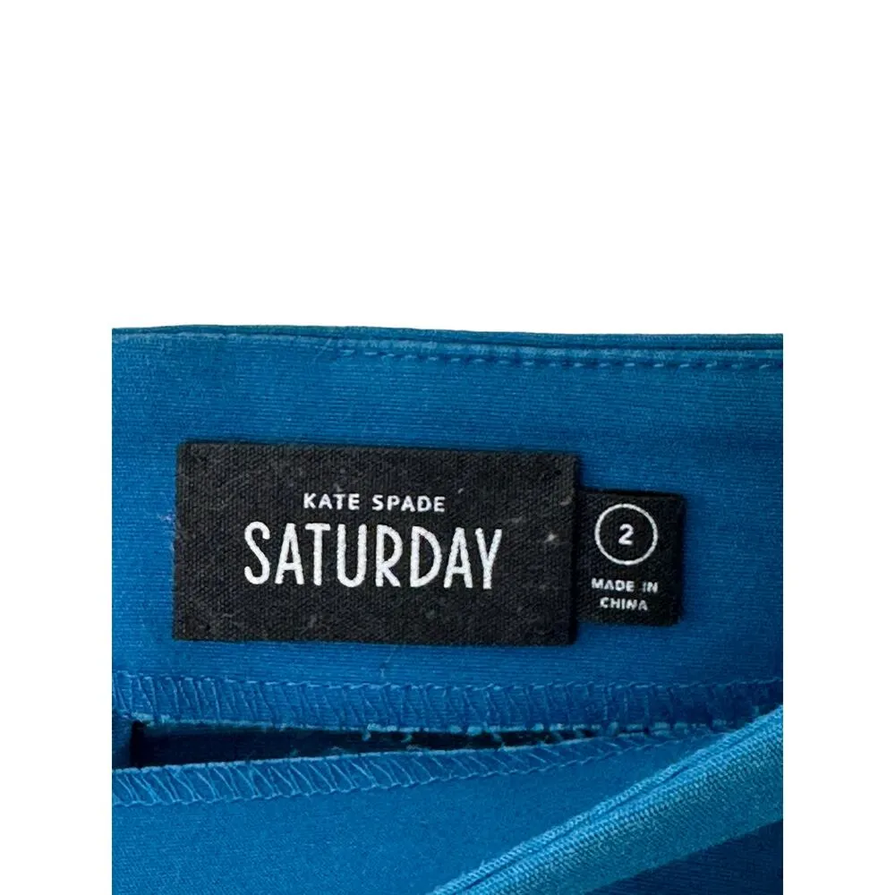 Kate Spade SATURDAY Blue Skirt Women's Size 2 - Image 5