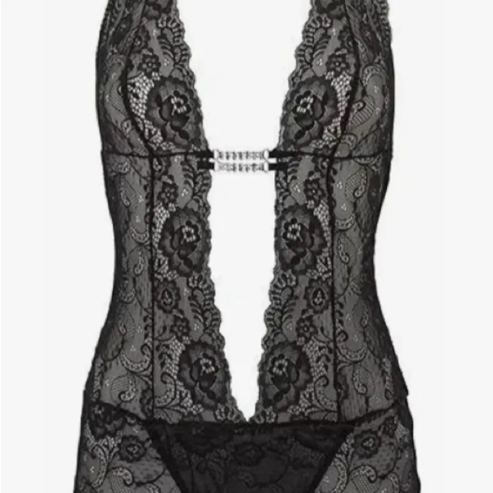 Lascana Plunge Halter Lace Teddy Size undefined - Image 4