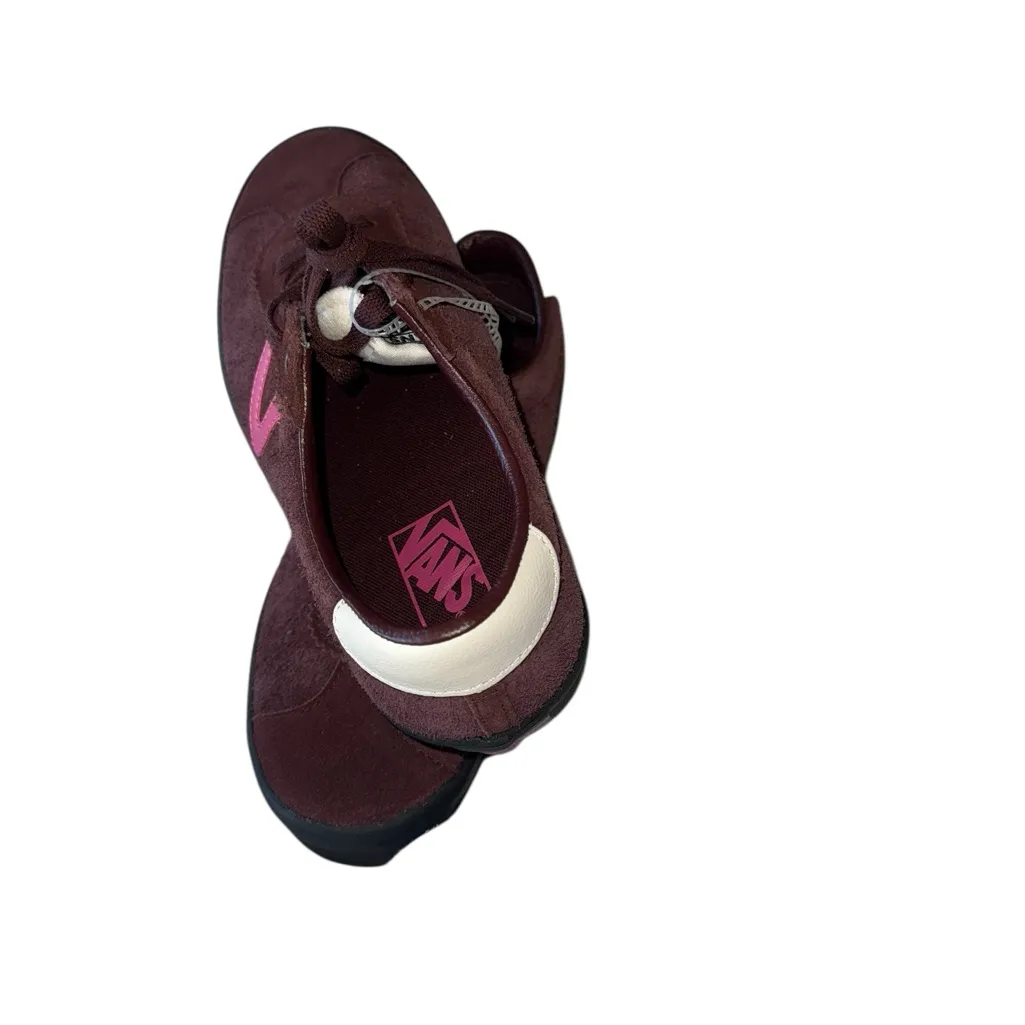 NEW Vans Off The Wall Sport Low Top Sneaker Pop Brown Pink Suede M 6.5 W 8 - Image 11