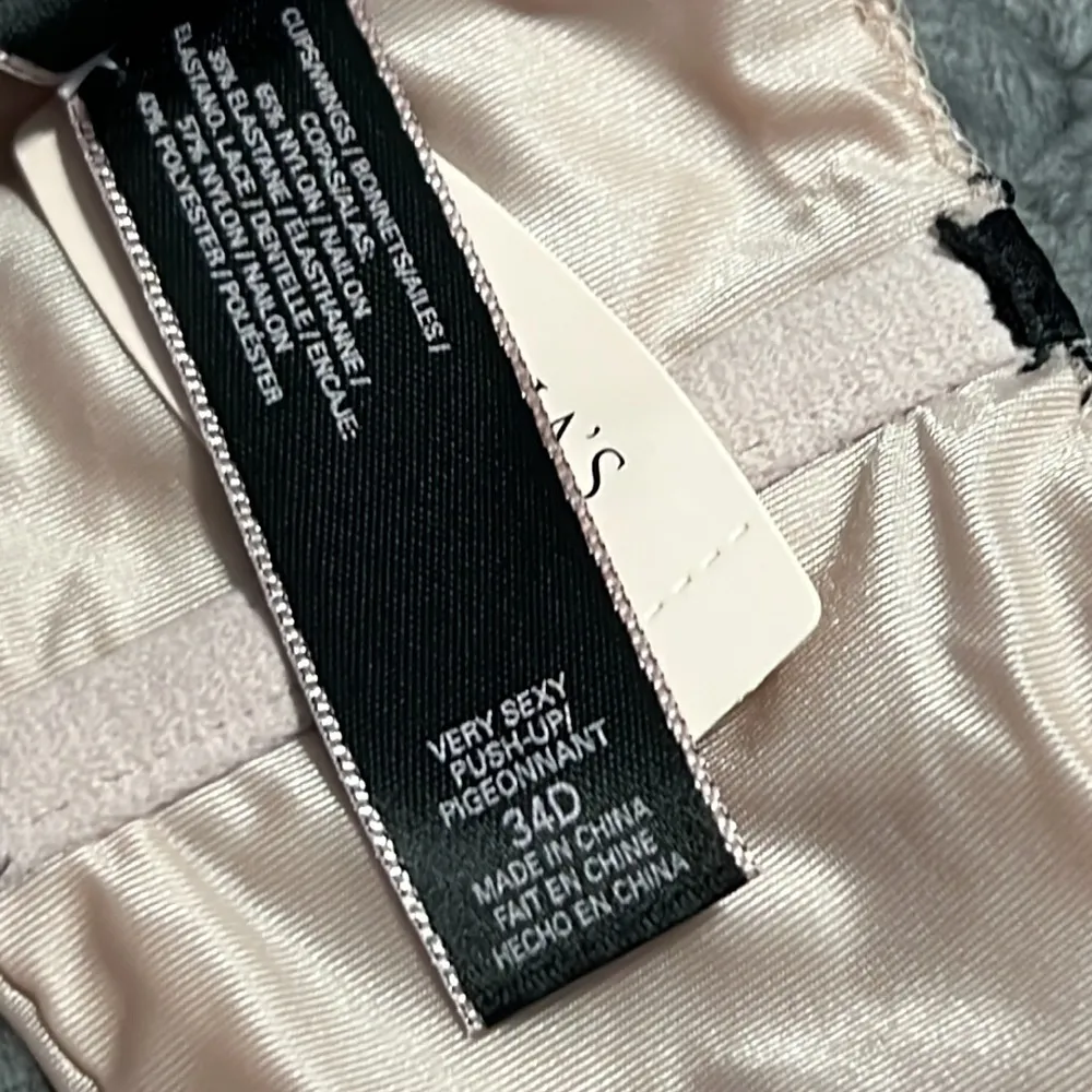 Victoria’s Secret 34D very sexy push-up bra slide lock closure adjustable straps - Image 8