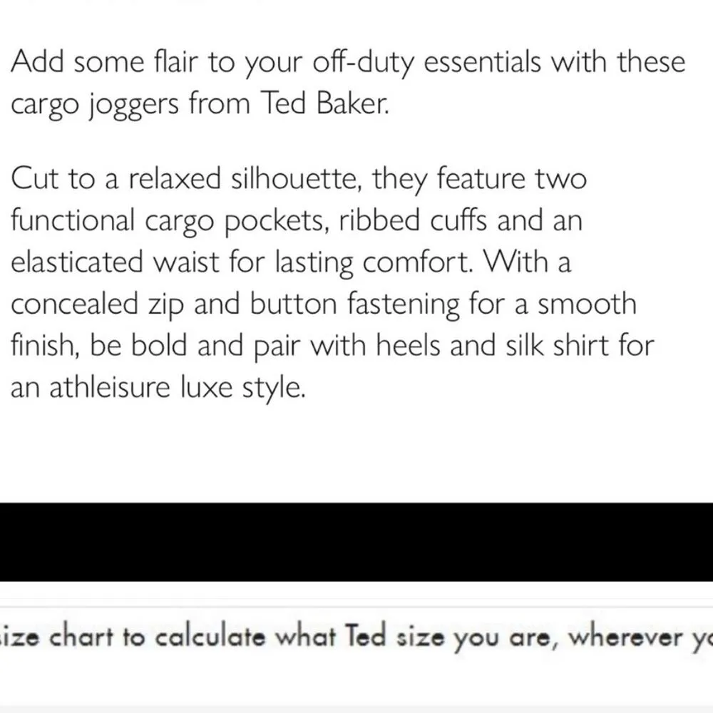 Ted Baker Sulia Cargo Joggers in Green - Image 9