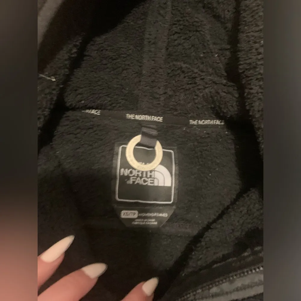 The north face black fuzzy osito for zip fleece with hood extra small Gorpcore - Image 3