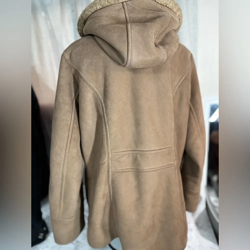 Vintage  Sherpa faux fur interior, winter coat woman size XL - Image 9