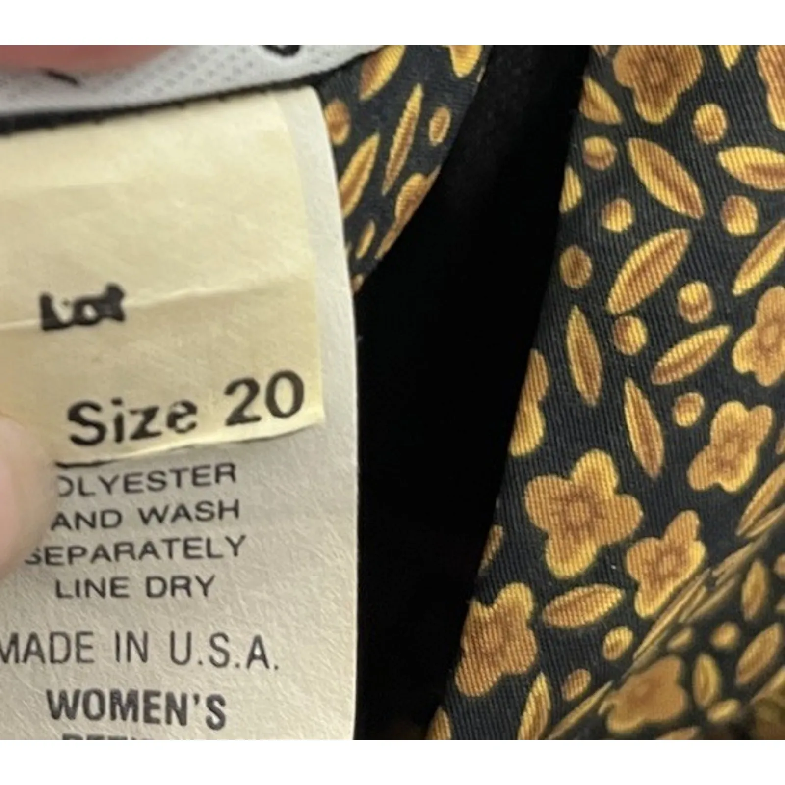 Jo Hanna York Joan Davis Women Blouse Top 20P Shoulder Pads Silky Retro VTG 80s Size undefined - Image 10