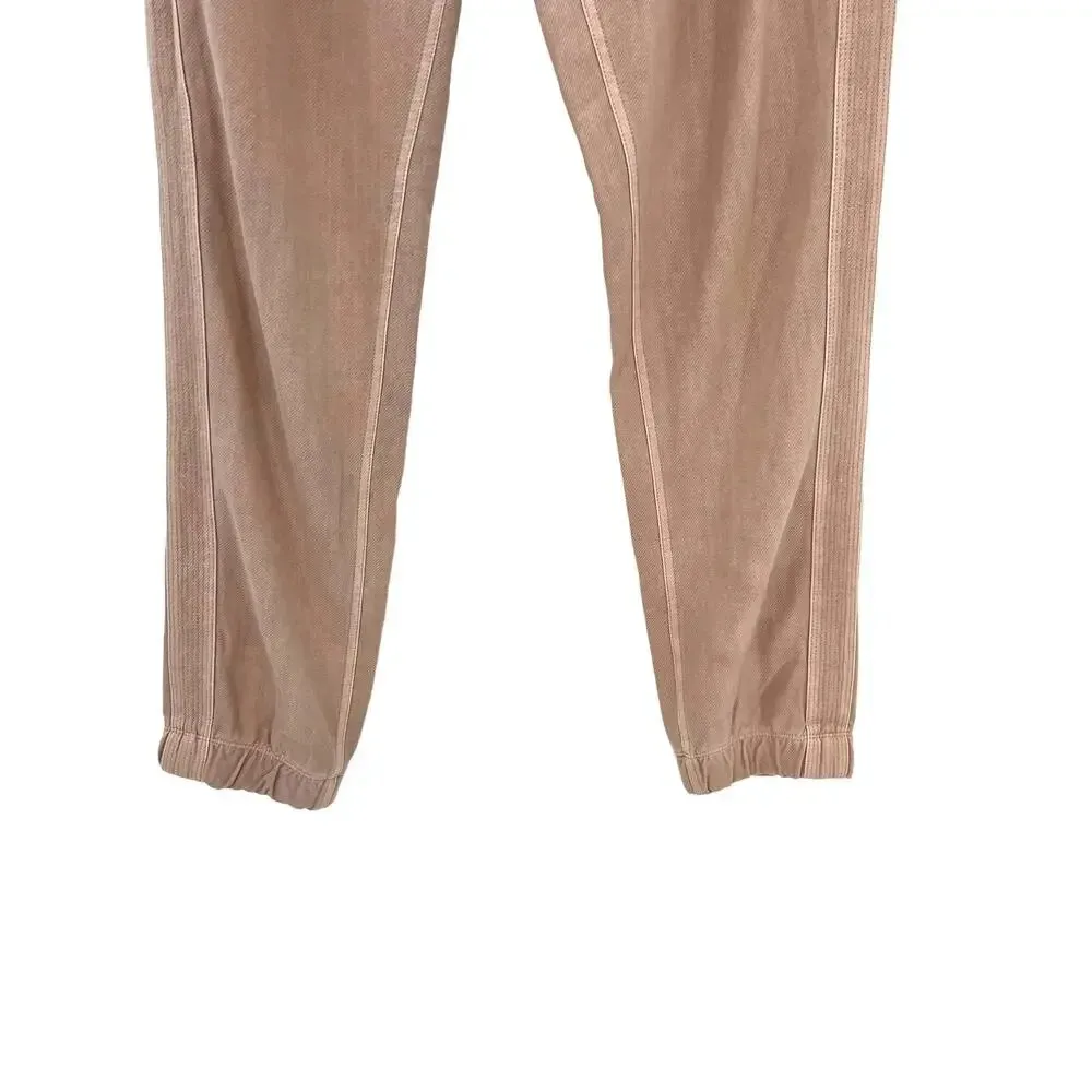 Athleta Farallon Jogger Pants in Mocha Latte Pink Beige Sweatpants‎ Size 2 - Image 6