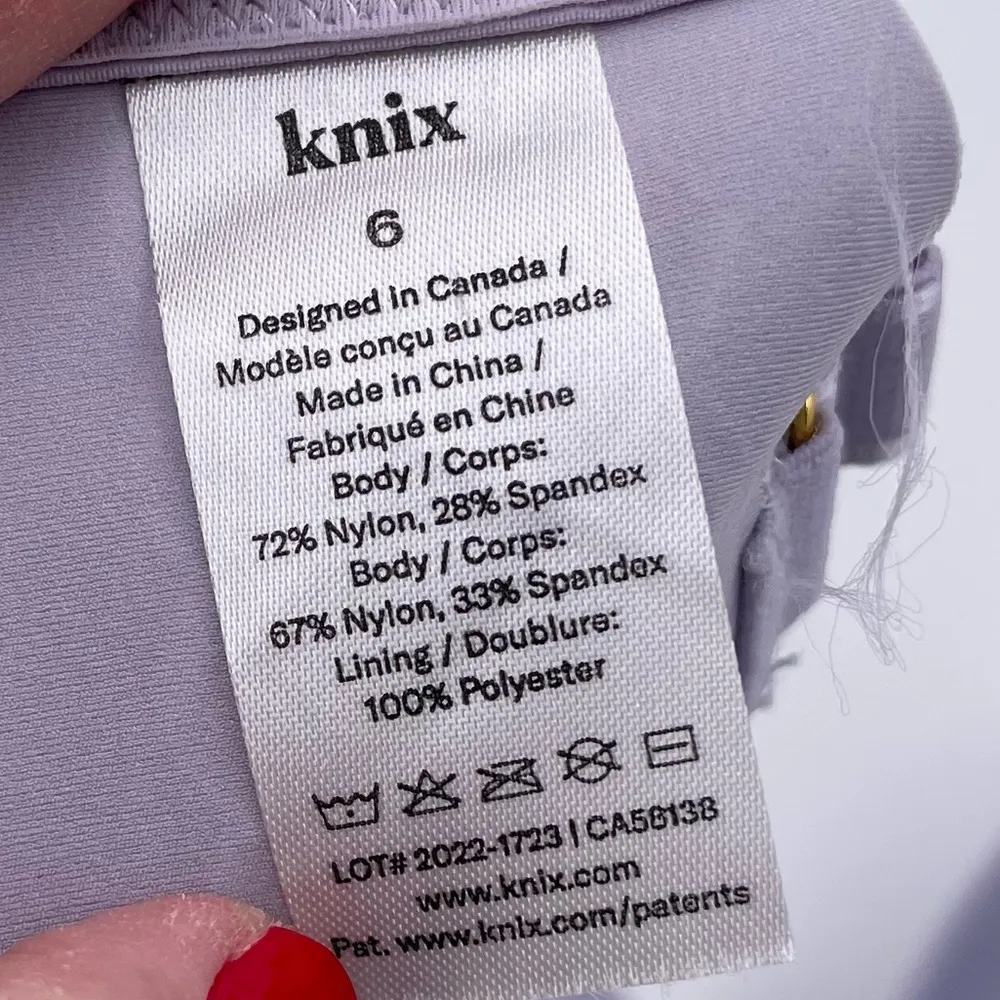 Knix WingWoman Contour Wireless Bra Lavender Purple Size 6 32DD 34DD 32E/DDD - Image 5