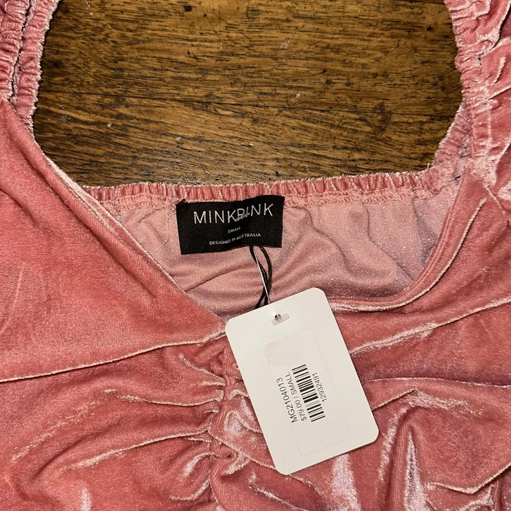 Minkpink Mekness Ruched Top in Blush! - Image 2