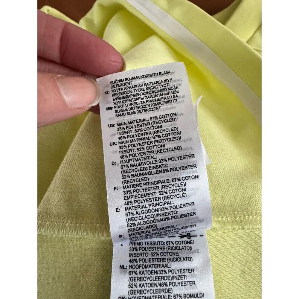 Adidas X Ivy Park Yellow Logo Crewneck Unisex Pullover Sweatshirt Size Small - Image 12