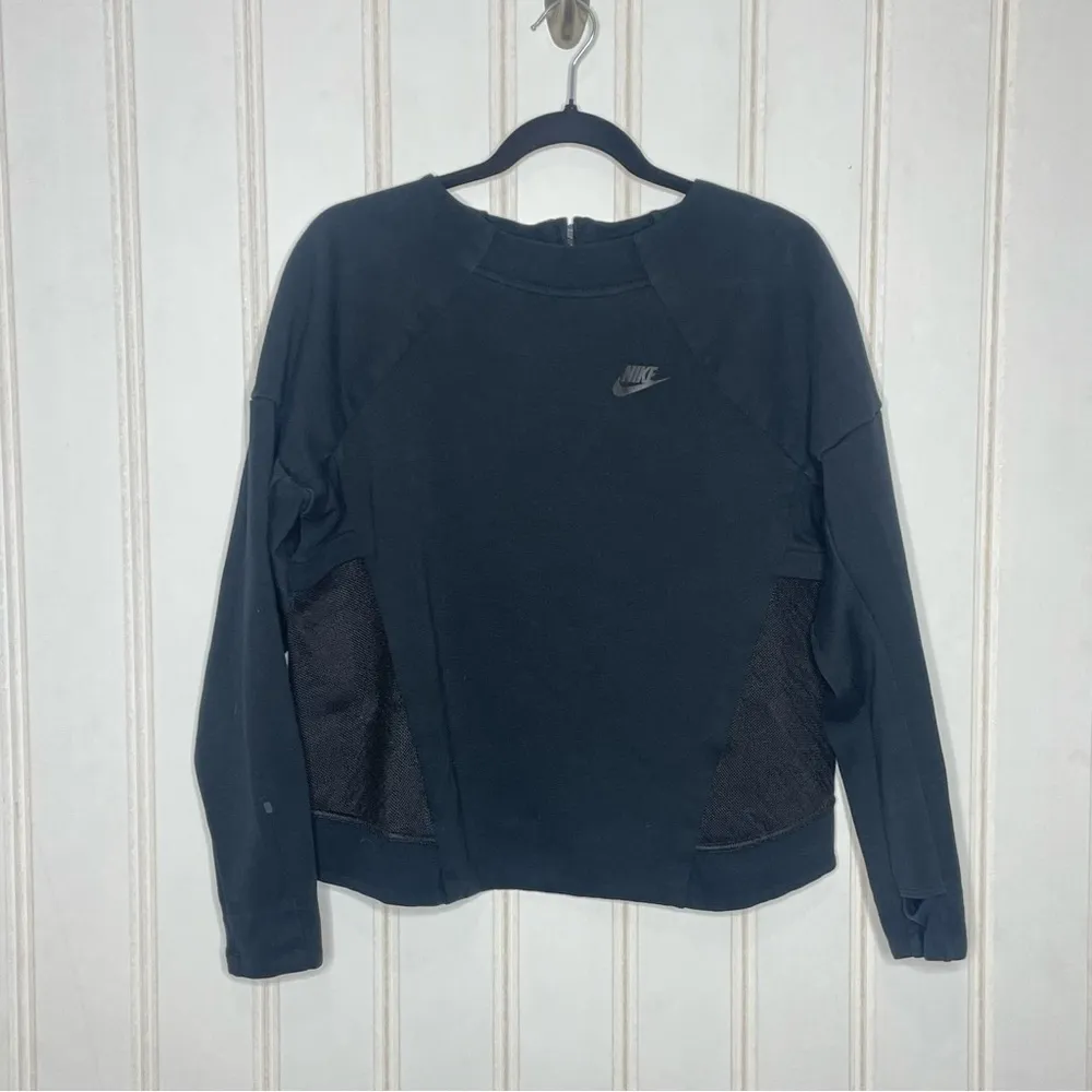 Nike Sportswear Tech Fleece Mesh Crew Top Medium 193 - Image 5