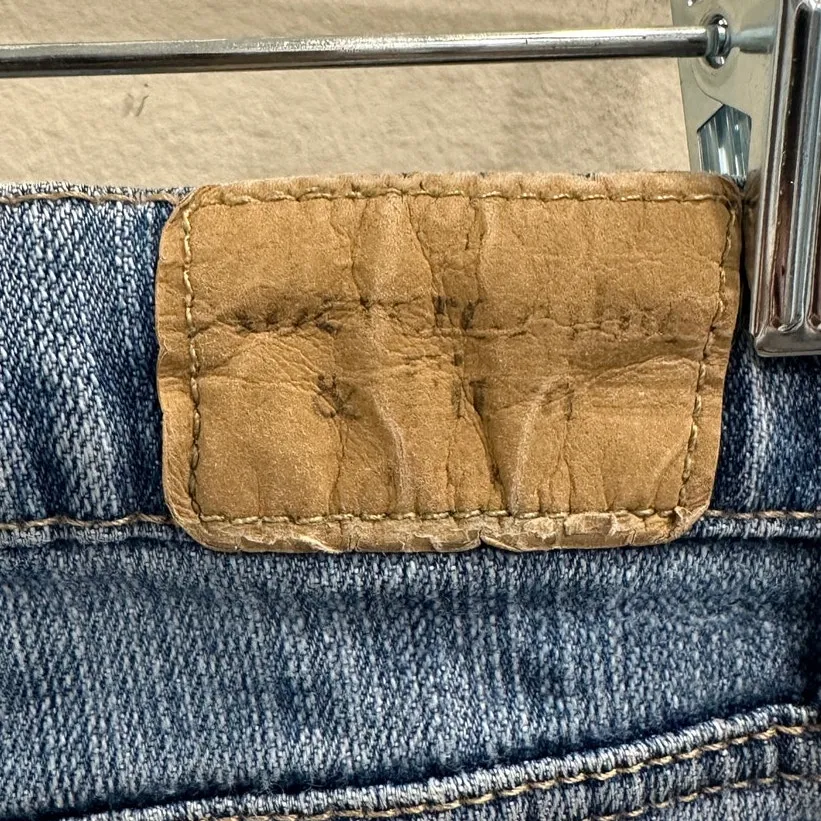 VTG Y2K Abercrombie & Fitch Light Wash Blue Emma Low-Rise Flare Bootcut Jeans 2R - Image 10