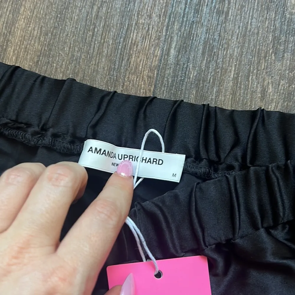 Amanda Uprichard Black Pajama Bottoms - Image 2