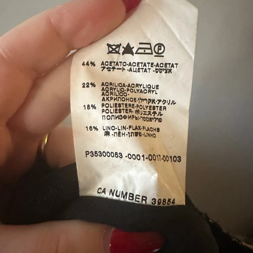 Proenza Schouler Y2K Bronze and Black Linen Dress Size 2 - Image 8