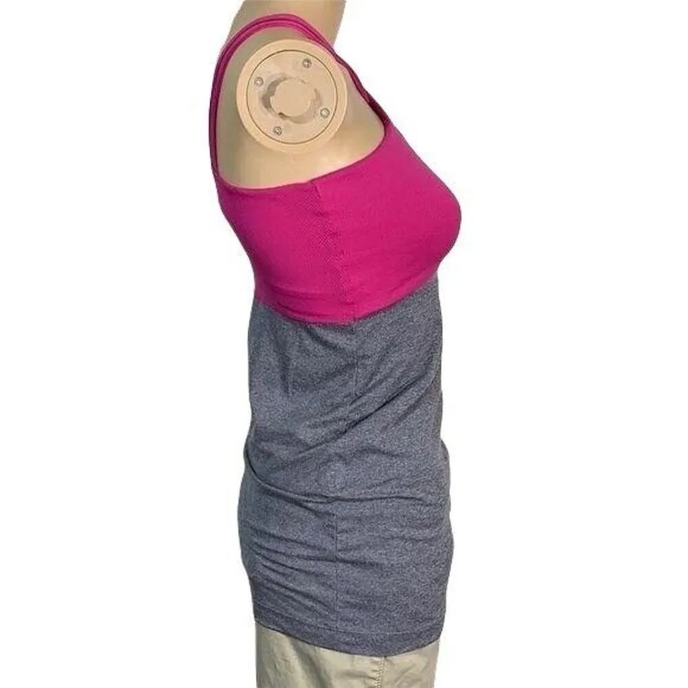 Be Up Inspire Womens Tank Top Halter Top Sleeveless Yoga Workout Pink Small - Image 5