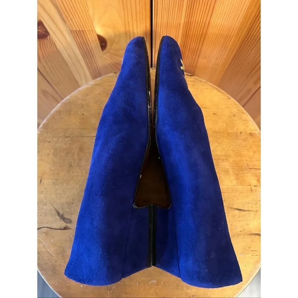 STUART WEITZMAN SUEDE PUMP ROYAL BLUE Size 8B - Image 6