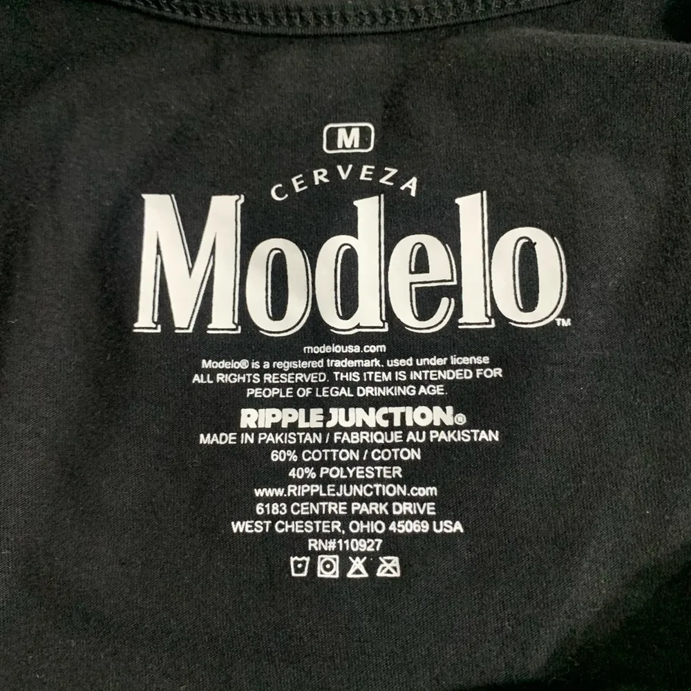 Modelo Womens Black Tank Top Size M - Image 4