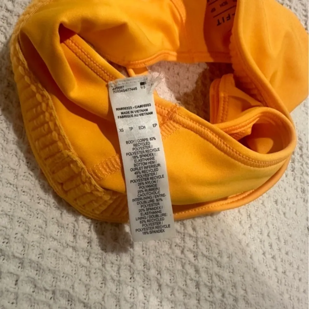 Nike Dri Fit XS Orange Women's Medium-Support 1-Piece Pad Sports Bra - Image 6