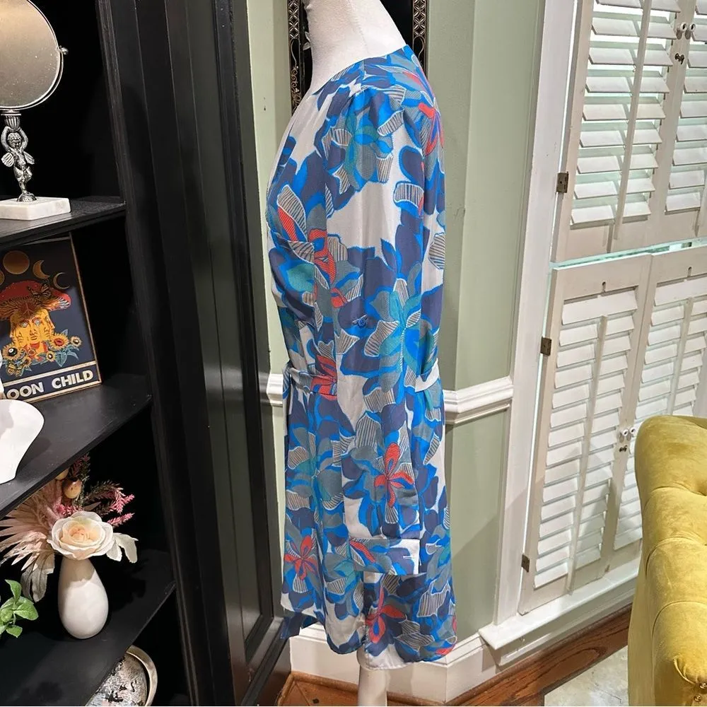 Collective Concepts Belted Floral Dress – Size M - Image 9