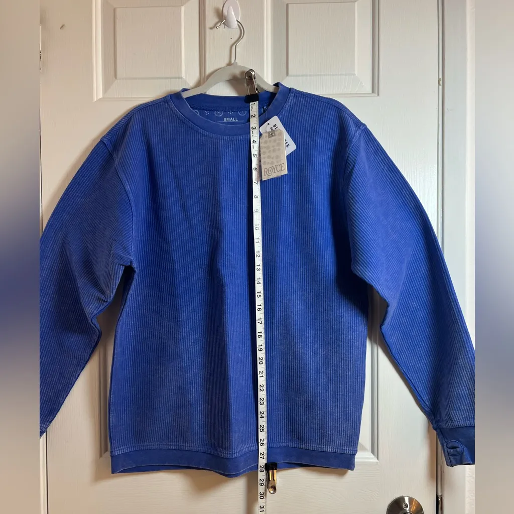 Royce Brand‎ Women's Oversized Comfy Cord Knit Pullover Top  Size Small - Image 4