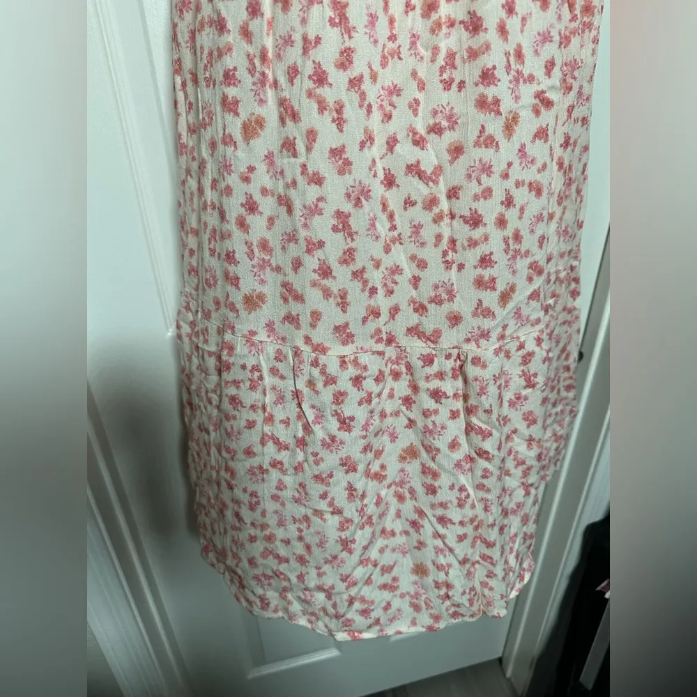 NWT Dee Elly Feminine Floral Spaghetti Strap Maxi Dress Stretch Sundress Size LG - Image 6