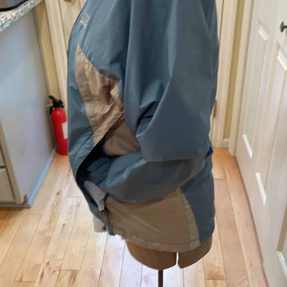 Patagonia vintage blue/gray fleece lined full zip lightweight jacket - Image 6