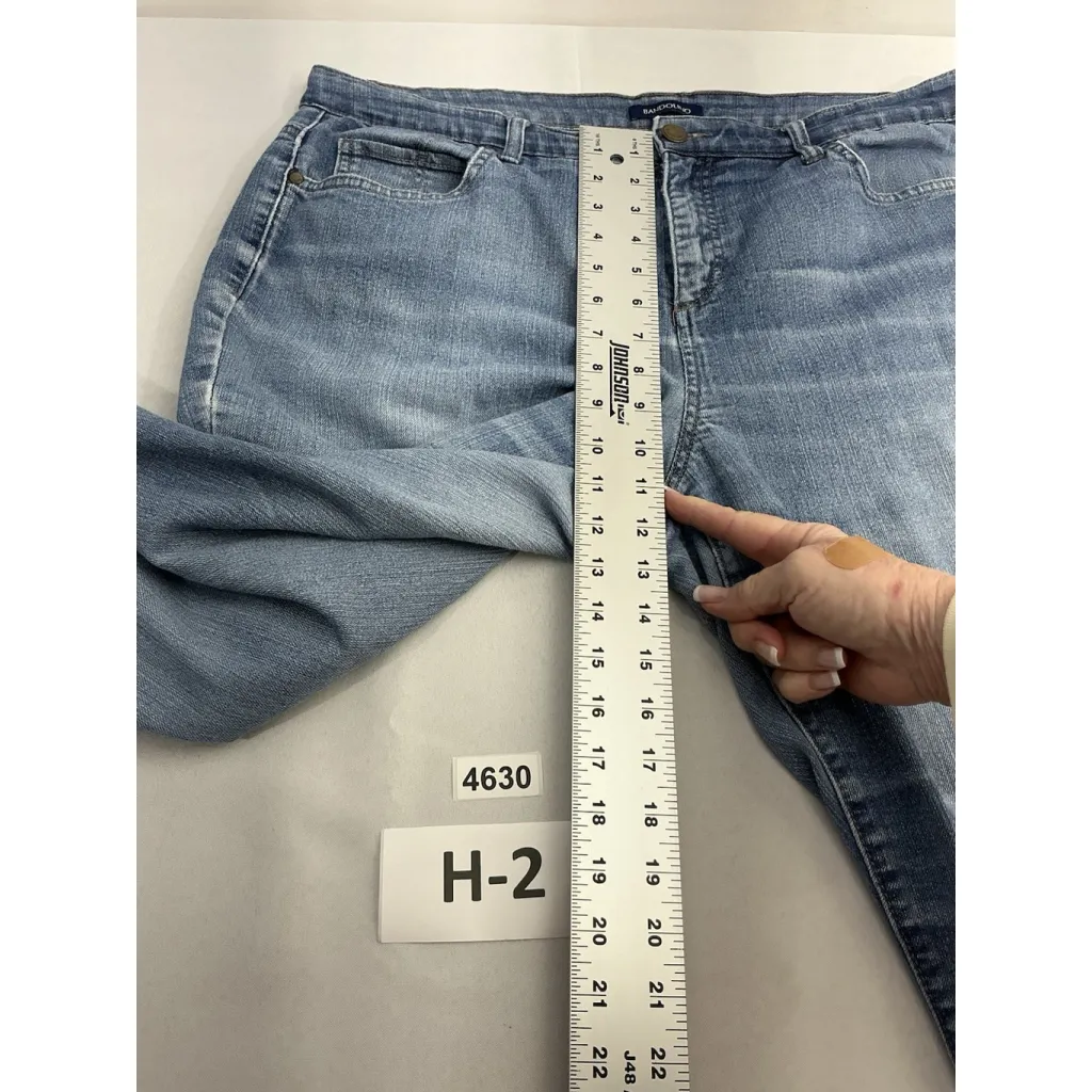 Womans Torid Feel The Fit Jegging Denim Jeans 16 R Blue Super Soft - Image 6