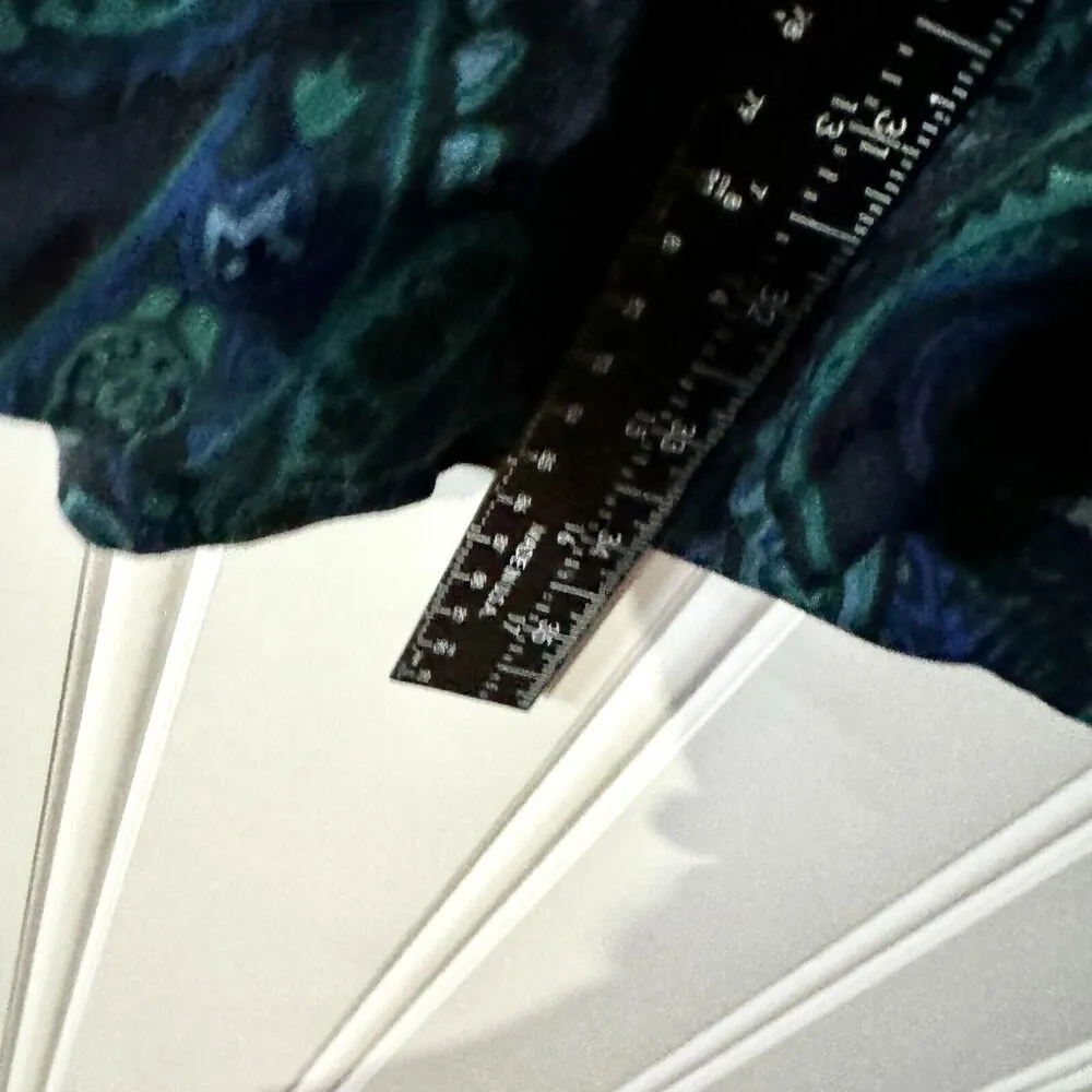 Vintage PENDLETON Women Size 8 Plaid Rayon Skirt and Button Shirt Suit Christmas - Image 9