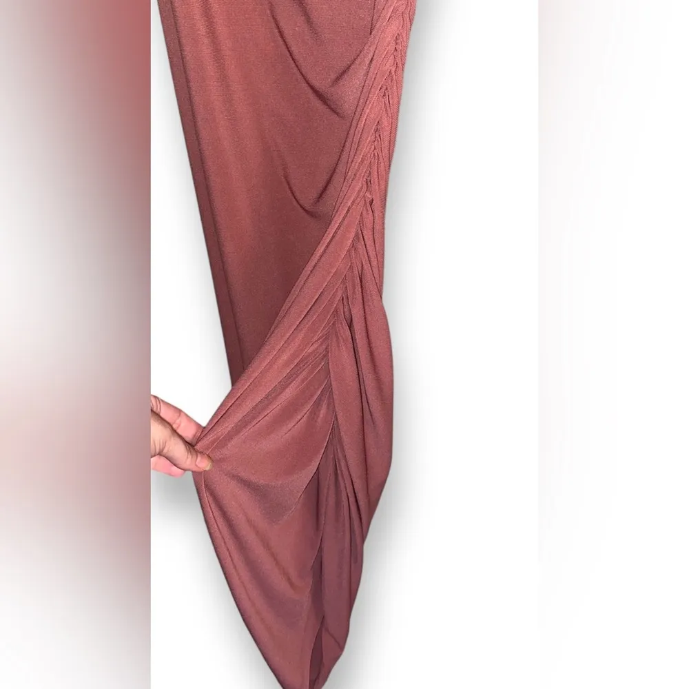 Windsor midi one shoulder cinched dress NWT - Image 4