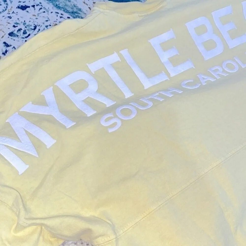 Spirit jersey size small yellow myrtle beach South Carolina top - Image 6