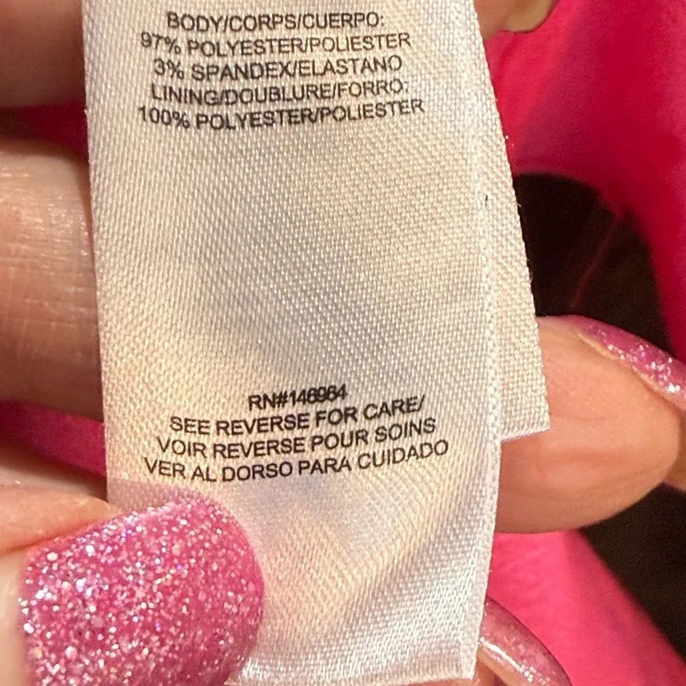 Julia Jordan Knot Neck Tulip Hem Dress Size 10 - Image 8