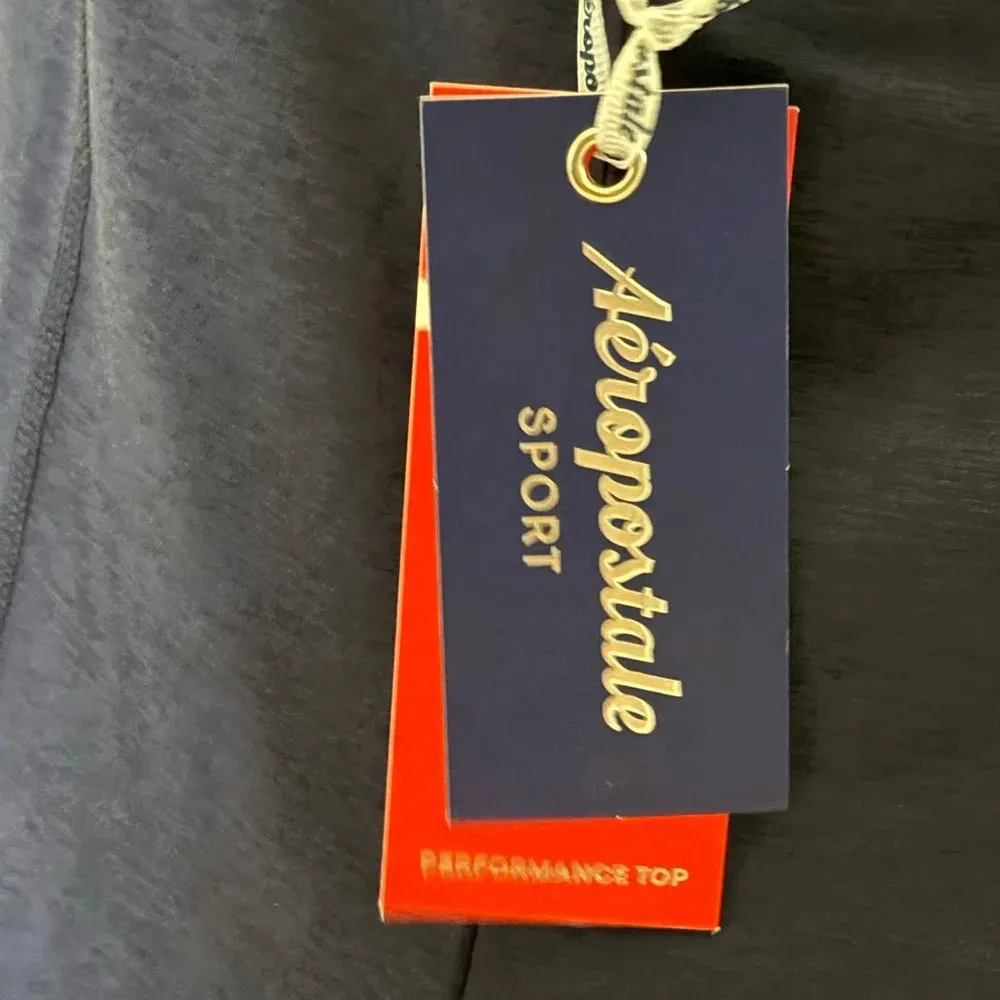 Aeropostale Dark Blue Sport Racerback Tank Top - Image 7