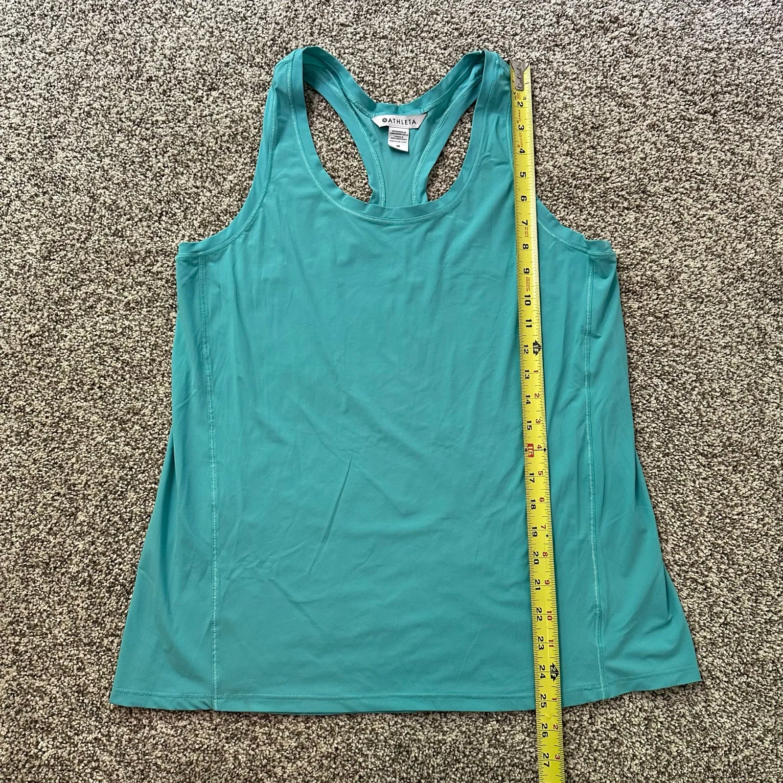 Athleta Ultimate Scoop bright blue racerback tank top size M - Image 9