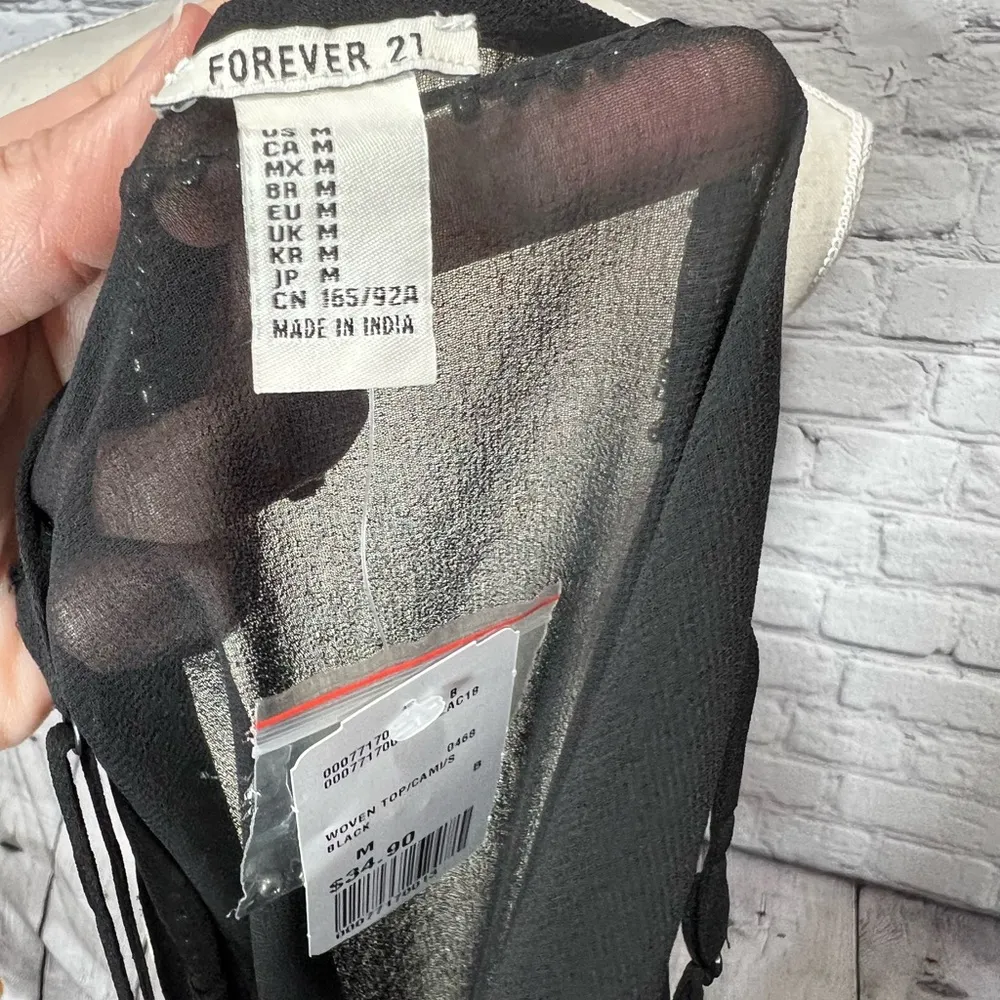 NWT Forever 21 boho fringe camisol size medium - Image 13