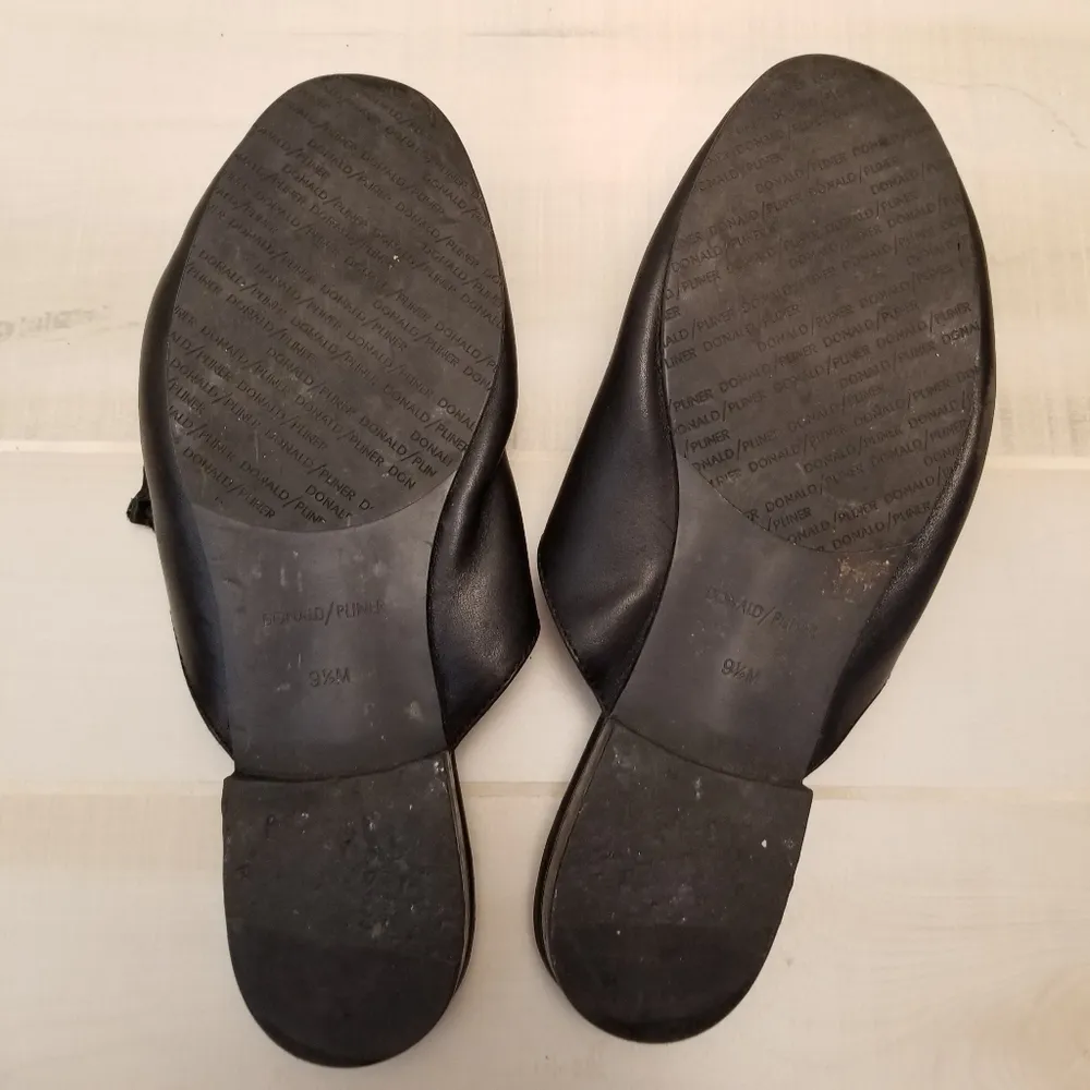 {9.5} Donald Plainer SYLVI Horsebit Mules Black - Image 8