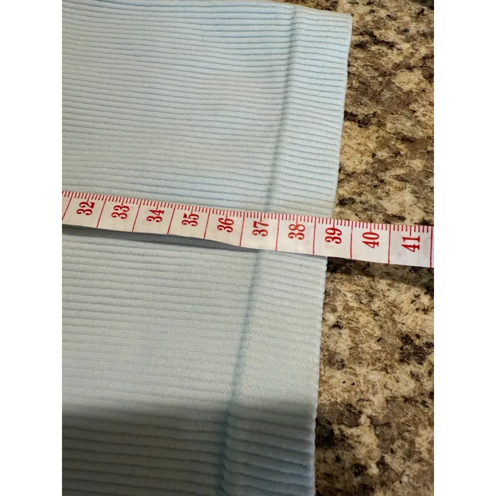 Women's Wild Fable Light Blue Ribbed Bike Shorts XXL - Image 7