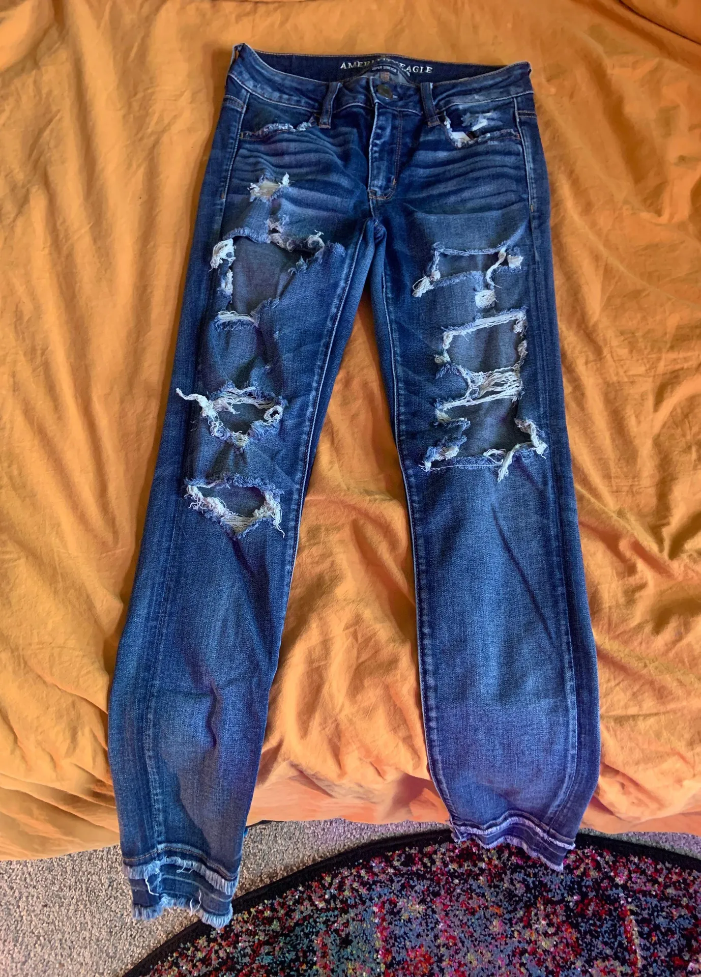 American Eagle Outfitters Ripped Jeggings - Image 3