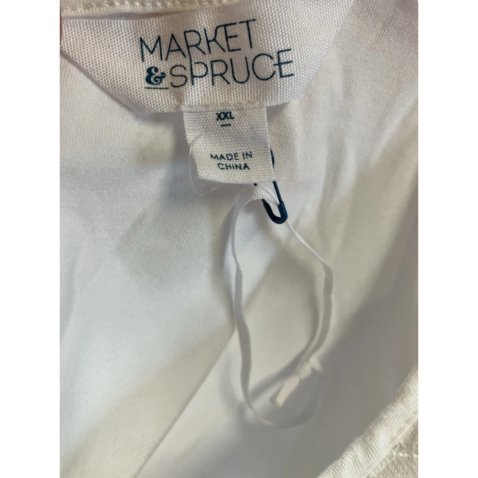 market and spruce hans crochet front mixed material top size XXL Boho NWOT - Image 9