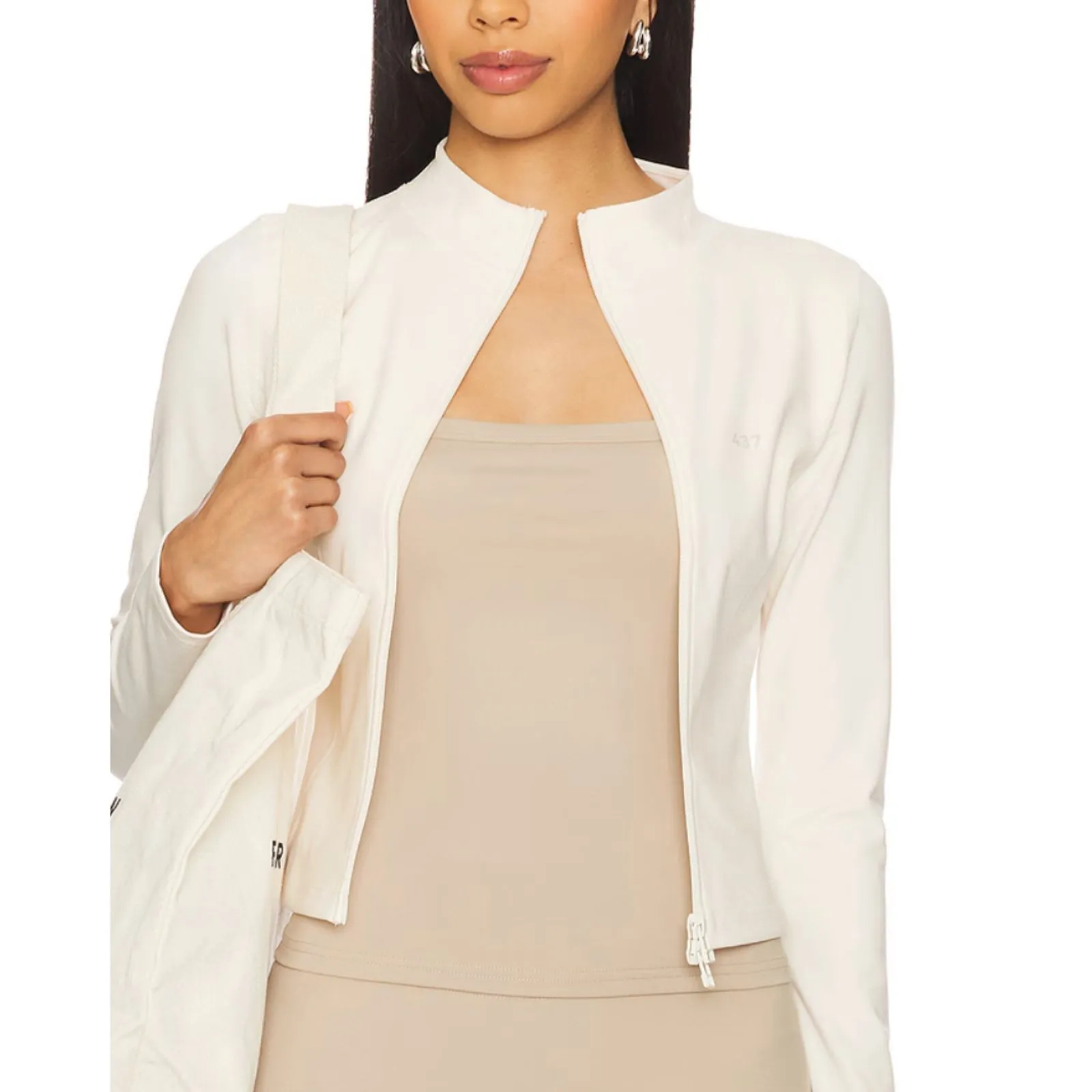 437 The Curve Jacket Cream Size L - Image 3